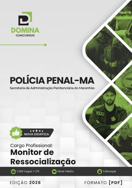 Apostila Monitor de Ressocialização Polícia Penal MA 2026