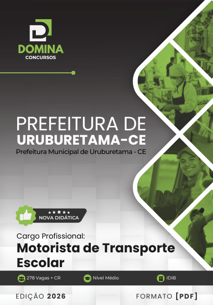 Apostila Motorista de Transporte Escolar Uruburetama CE 2026