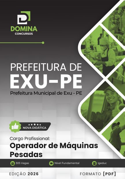 Apostila Operador de Máquinas Pesadas EXU PE 2026