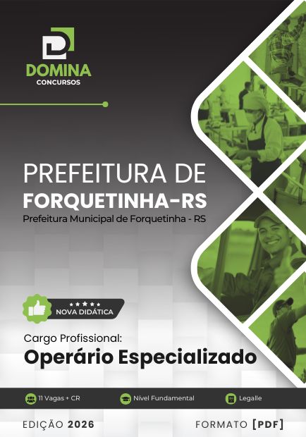 Apostila Operário Especializado Forquetinha RS 2026