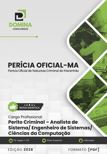 Apostila Perícia Oficial MA 2027 Analista de Sistema