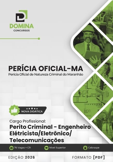 Apostila Perícia Oficial MA 2027 Engenheiro Eletricista