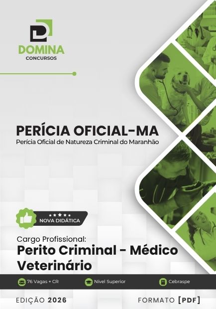 Apostila Perícia Oficial MA 2027 Médico Veterinário