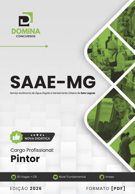 Apostila Pintor SAAE de Sete Lagoas MG 2026