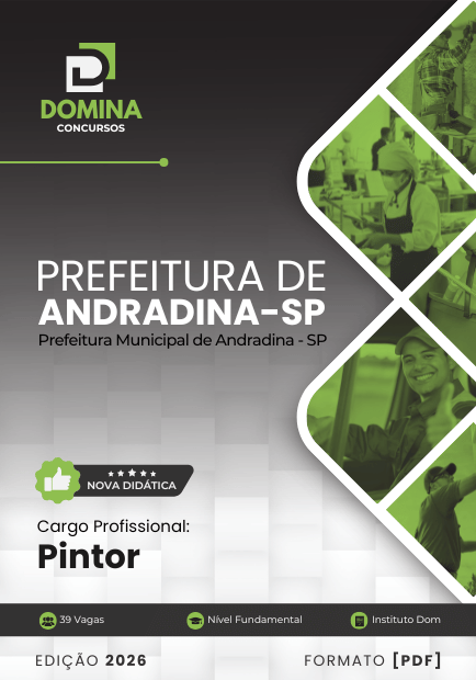 Apostila Pintor Andradina SP 2026