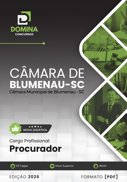 Apostila Procurador Câmara Blumenau SC 2026