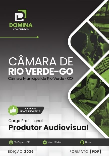 Apostila Produtor Audiovisual Câmara Rio Verde GO 2026