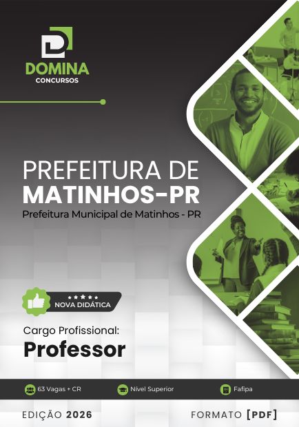 Apostila Professor Matinhos PR 2026