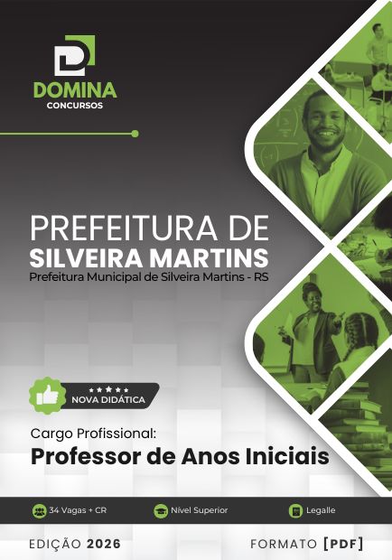 Apostila Professor de Anos Iniciais Silveira Martins RS 2026