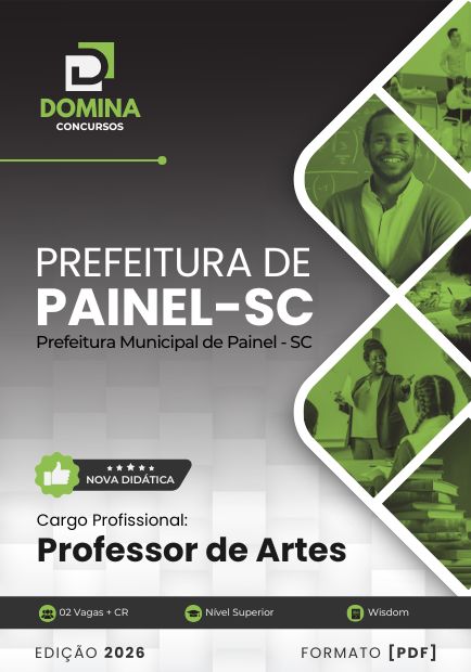 Apostila Professor de Artes Painel SC 2026