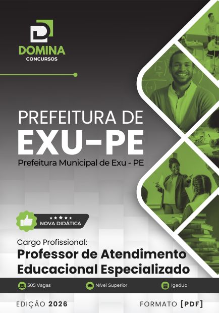 Apostila Professor de Atendimento Educacional Especializado EXU PE 2026