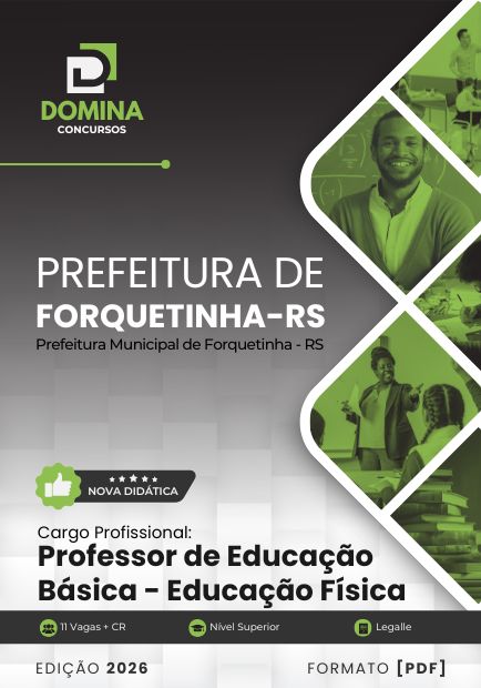 Apostila Professor de Educação Física Forquetinha RS 2026