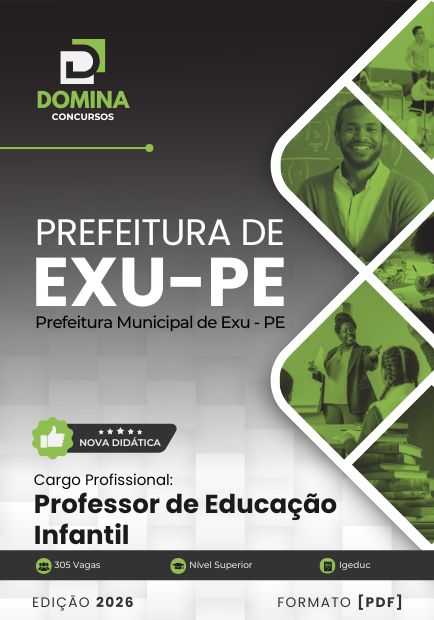 Apostila Professor de Educação Infantil EXU PE 2026
