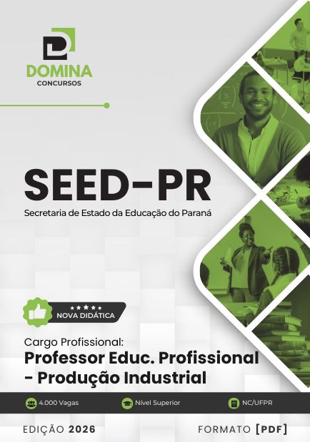 Apostila Professor Educação Profissional Produção Industrial SEED PR 2026