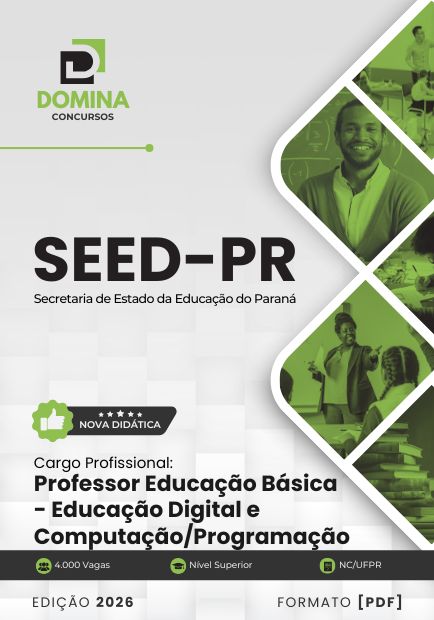 Apostila Professor Educação Básica Educação Digital SEED PR 2026