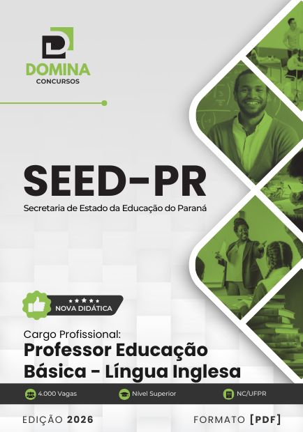 Apostila Professor Educação Básica Inglês SEED PR 2026