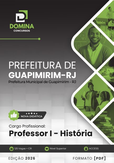 Apostila Professor de História Guapimirim RJ 2026