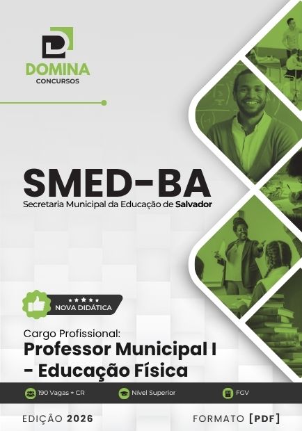 Apostila Professor de Educação Física SMED Salvador BA 2026
