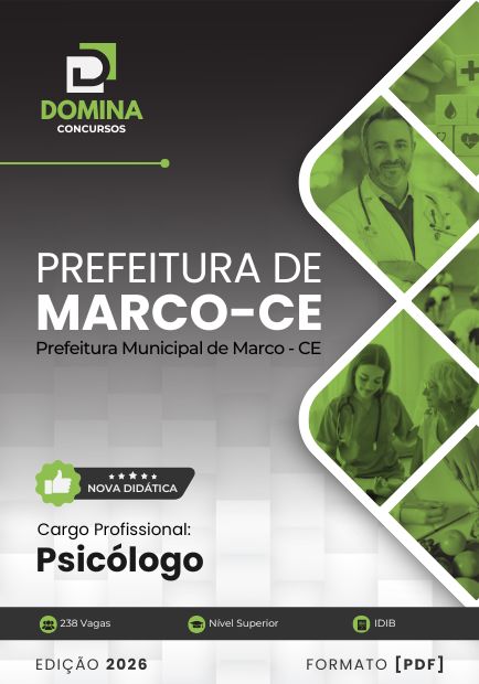 Apostila Psicólogo Marco CE 2026