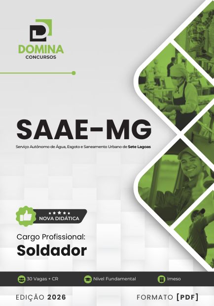 Apostila Soldador SAAE de Sete Lagoas MG 2026