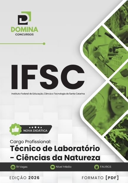 Apostila Técnico de Laboratório Ciências da Natureza IFSC 2026