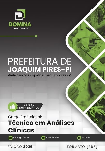 Apostila Técnico em Análises Clínicas Joaquim Pires PI 2026