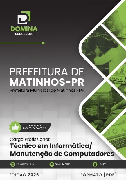 Apostila Técnico em Informática Matinhos PR 2026