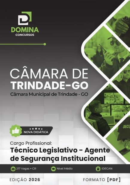 Apostila Agente de Segurança Institucional Câmara Trindade GO 2026