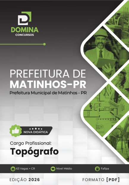 Apostila Topógrafo Matinhos PR 2026